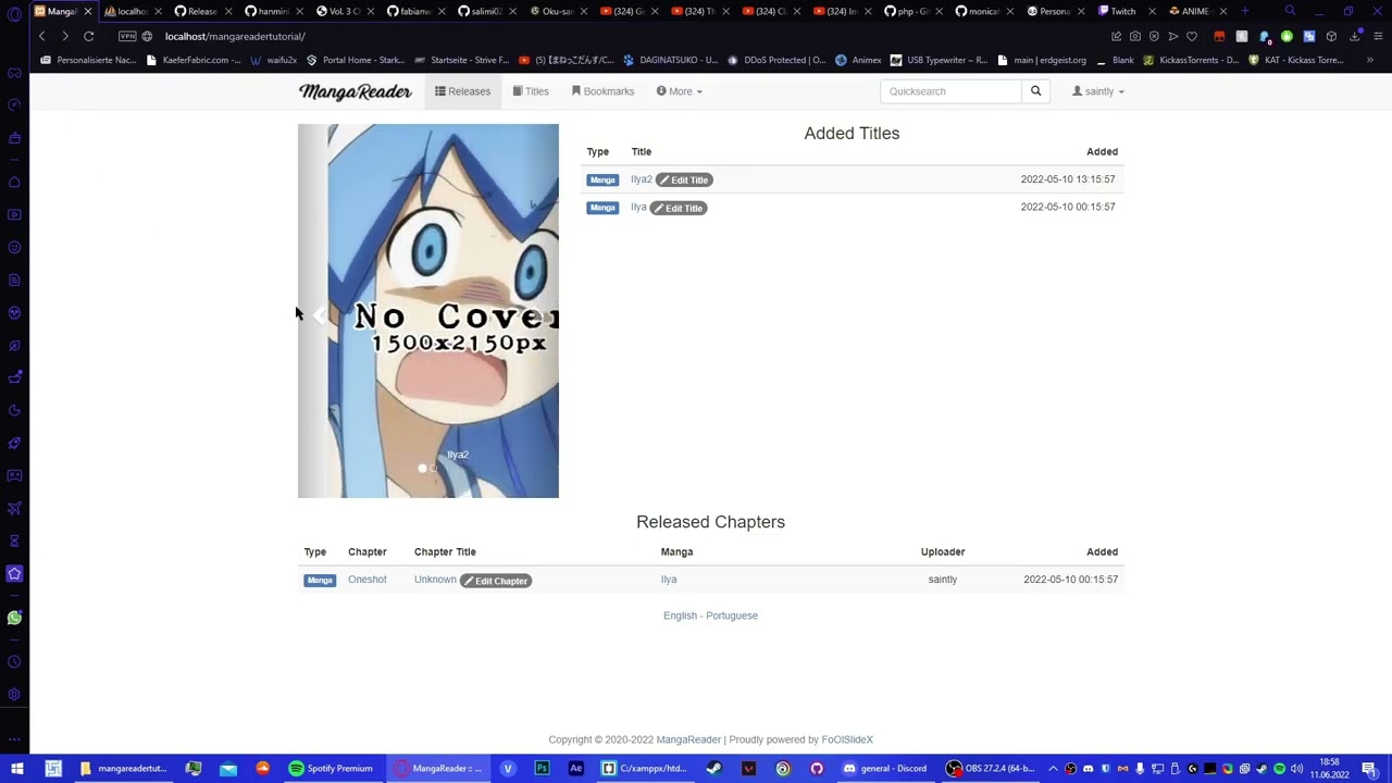 Installing FoOlSlideX - the most powerful MangaCMS for Scanlation-groups | #FoOlDocs by @saintly2k