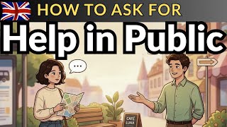 How to Ask for Help in Public in English | Easy Speaking Practice