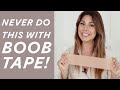How Do You Use Boob Tape Effectively Style Tips Do S Don Ts Safe Removal