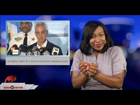 66 people shot in 3 days in Chicago, dozens killed (ASL - 8.6.18)