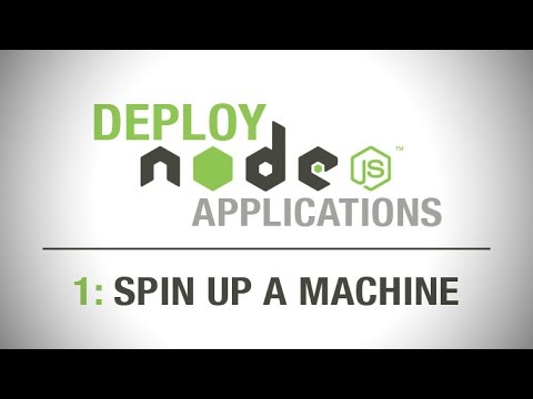 How to deploy node js applications 1 spin up a server
