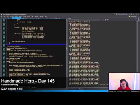 Handmade Hero Day 145 - SSE Mixer Main Loop