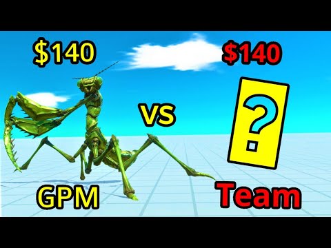 Giant praying mantis vs random team same price ARBS Animal revolt battle simulator