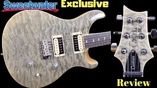Video thumbnail for Sweetwater Exclusive! | 2018 PRS SE Custom 24 | Trampas Green Quilt Top, Matching Headstock | Review by The Trogly's Guitar Show