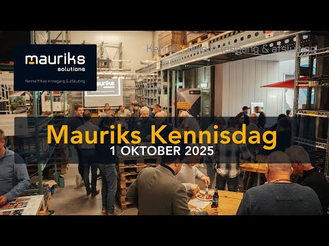 Mauriks Kennisdag 2025 – Ontmoet, leer en groei mee | 1 oktober 2025