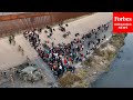 SHOCKING VIDEO: Migrants Cross Into Texas As Border Surge Intensifies