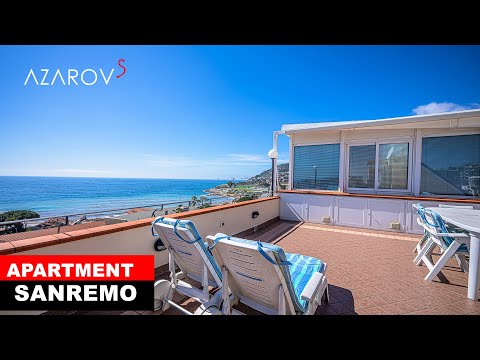 🍢 Apartment with large terrace in Sanremo