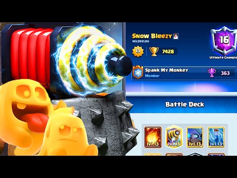 INSANE GIANT BAIT! STRONGEST SPARKY DECK — Clash Royale