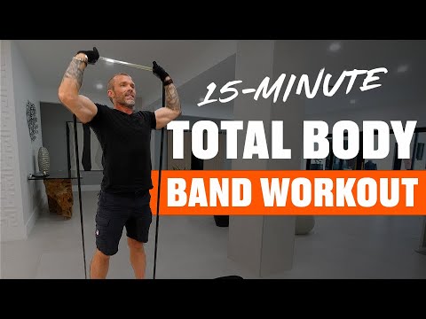 Get in Shape Anywhere |15-Minute Total Body Resistance Band Workout