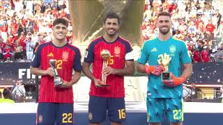 Download lagu Spain FIFA World Cup 2026 Champions- Trophy award ceremony (Spain 1 - 0 Argentina)  mp3