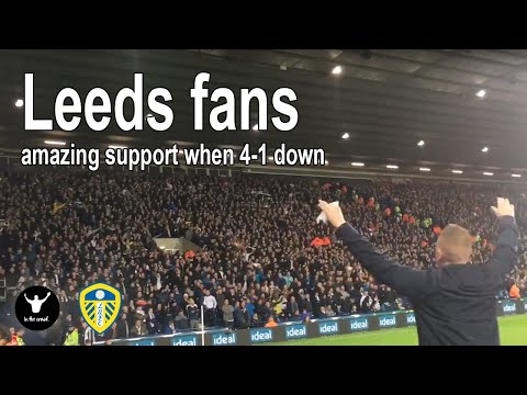 Leeds fans give amazing support when 4-1 down at West Brom - outsinging them until the end.