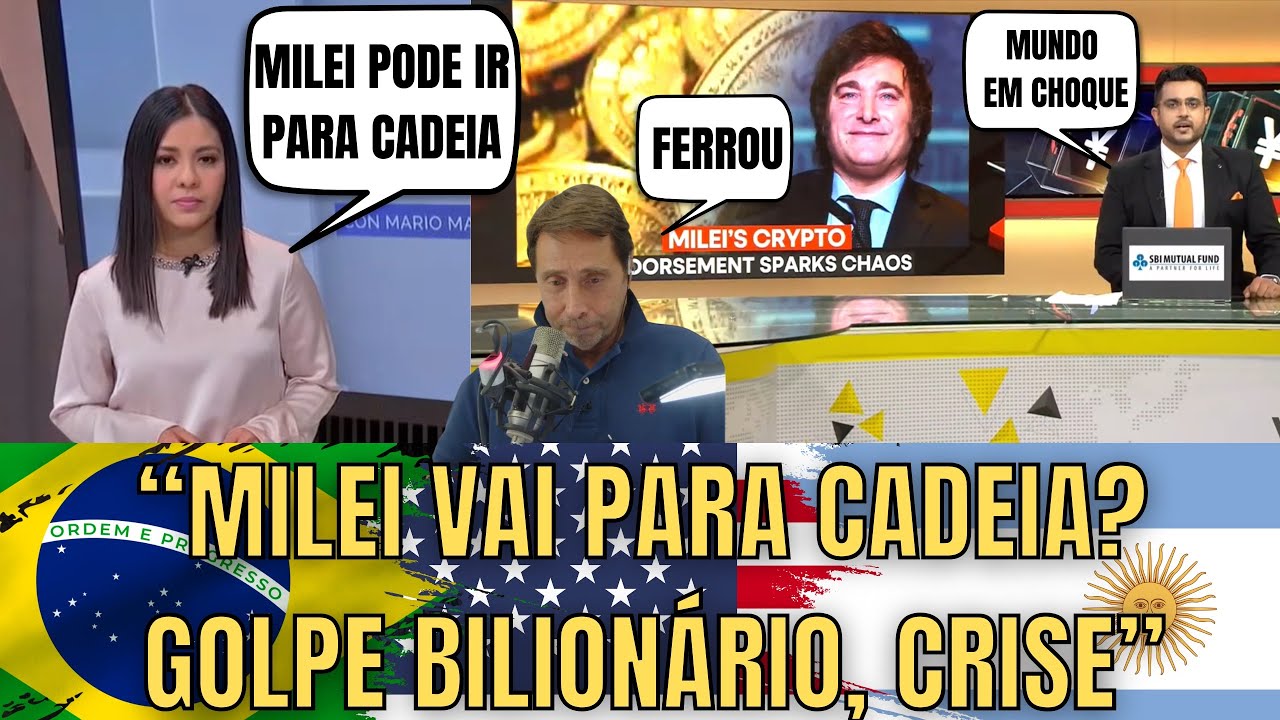 Mídia Internacional Sentou A Porrada No Milei #Cripto #Argentina #Brasil