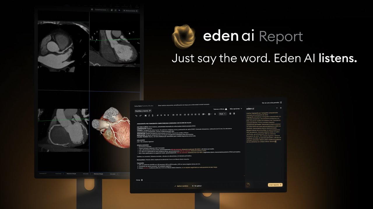 Meet Eden AI Report | The next evolution in radiology reports