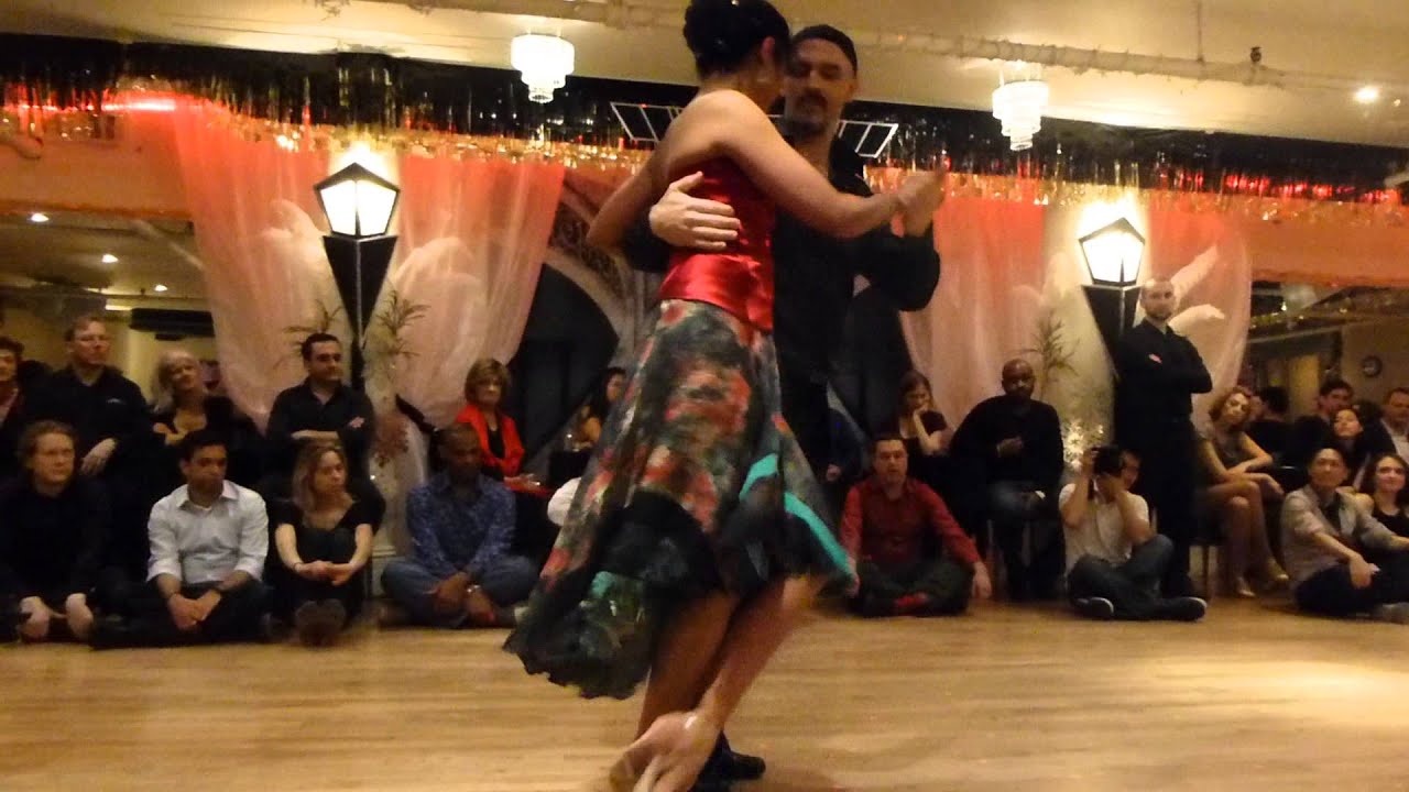 Argentine tango performance 1 by Homer and Cristina Ladas at Nocturne, December 21, 2013