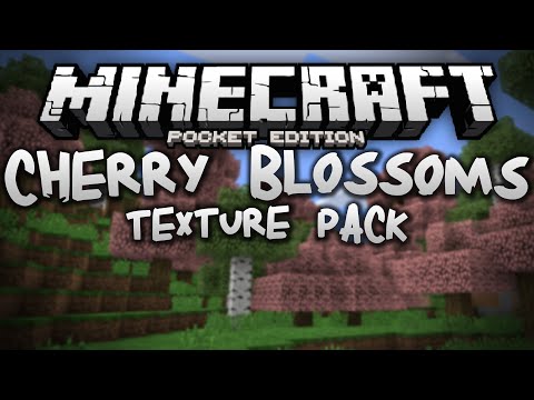 Cherry Blossoms Texture Pack Review - Minecraft PE...