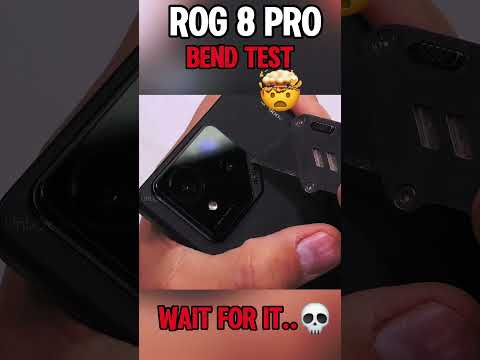 ROG 8 Pro Bend Test – UNBREAKABLE or GAME OVER?! 💀🔥 #shorts#viralvideo