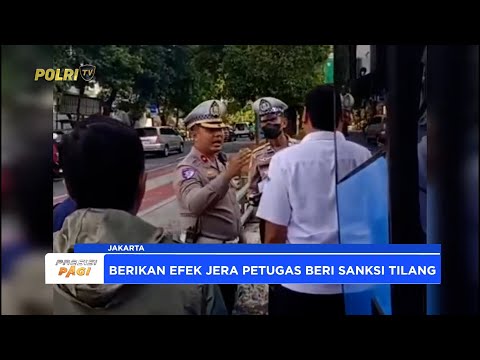 PJR POLDA METRO JAYA TINDAK TEGAS SOPIR BUS TURUNKAN PENUMPANG DI BAHU JALAN TOL