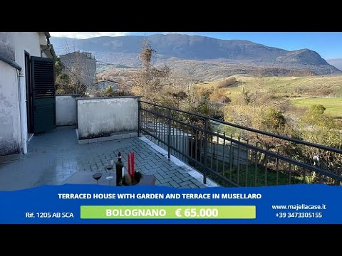 TERRACED HOUSE WITH GARDEN AND TERRACE IN BOLOGNANO