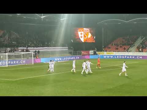 Au stade de Tourbillon : FC Sion vs Young Boys. 2-0