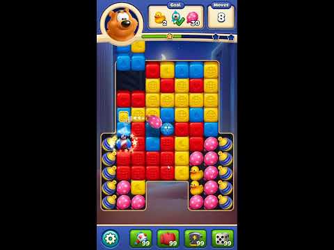 Toon Blast Level 10906 - NO BOOSTERS 🐻🐺🐱 | SKILLGAMING ✅