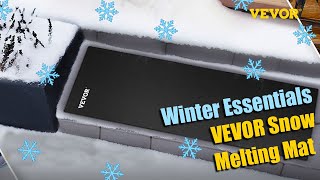 VEVOR Snow Melting Mat ❄️ 20 x 5' Walkway No-Slip Heating Entrance Mat Waterproof