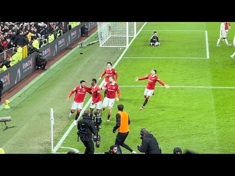 JADON SANCHO SCORES TO MAKE IT 2-2 vs LEEDS United | Old Trafford Erupts |💥🤯 | Man Utd Vs Leeds