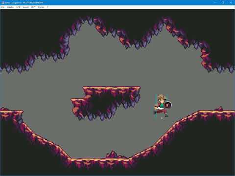 Sega Mega Drive / Genesis simple tilemap platformer collision 68k asm