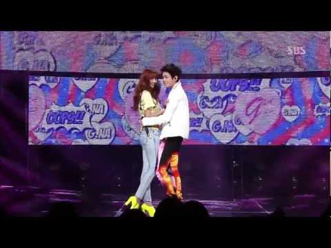 [1080p HD] 130407 Inkigayo G.NA feat. BTOB Ilhoon - Oops