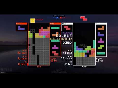 [TETR.IO]  New released Tetra League FT7 vs ajanba (18/4/2020)