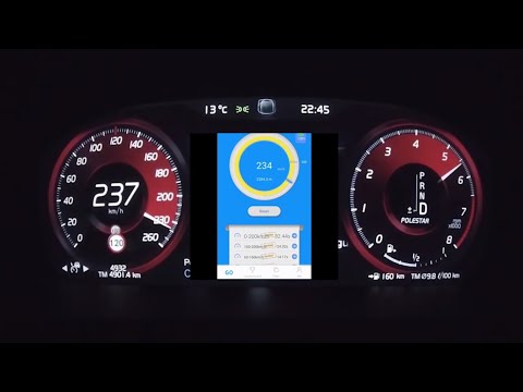 Volvo S60 T5-R Design Geartronic Acceleration and Top Speed Run (Dragy)