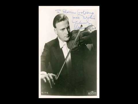 Yehudi Menuhin - Legende (Wieniawski Op.17) - 1938