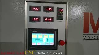 MÁY HÚT CHÂN KHÔNG 3D TẢI NẶNG WOODMASTER HT-2500V2. Dùng để phủ mặt PVC, giấy công nghiệp tuyệt vời