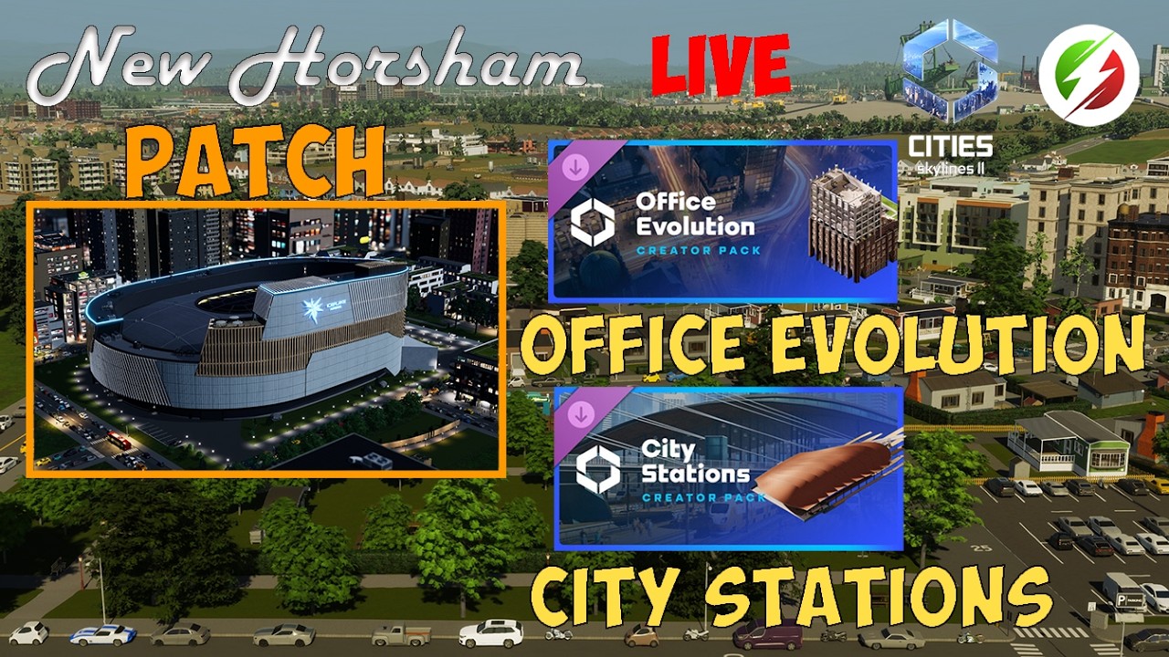 Scopriamo La nuova patch ed i creator pack Cities Skylines 2 | Reazioni | LIVE ITA/ENG