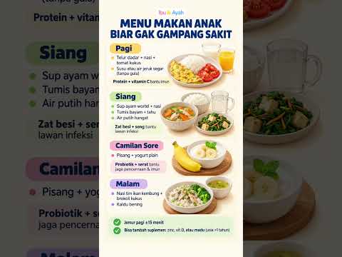 Menu Anak Ini Bisa Mendukung Imunitas, Tapi Bukan Jaminan Anti Saki
