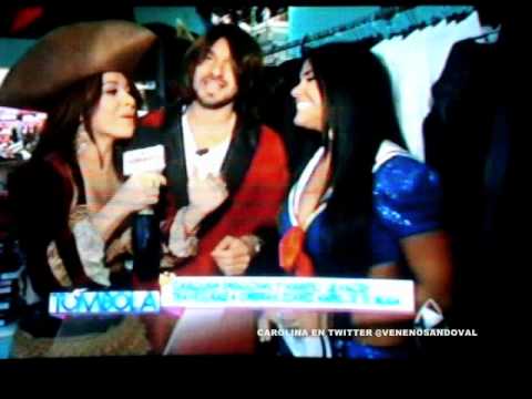 CAROLINA SANDOVAL Y MARIPILY LE HACEN TRAVESURAS A CRISTIAN ZUAREZ