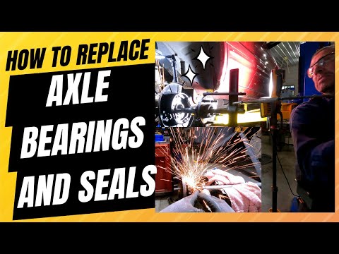 2003 Jeep Grand Cherokee axle bearing and seal replacement, how to remove, replace and install axle.