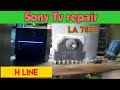 Sony CRT Horizontal Line Vertical Section Problem Repair Guide