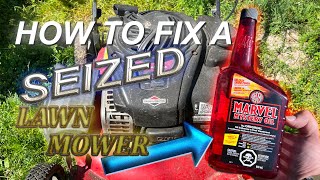 How To Fix A Seized Lawn Mower With Marvel Mystery Oil