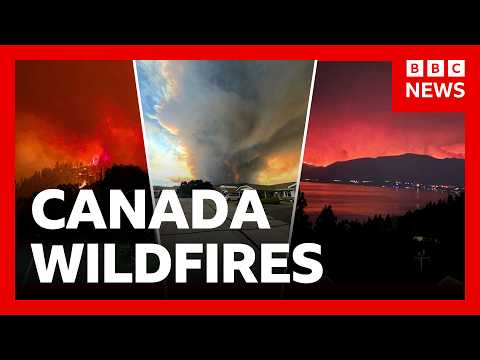 Emergency declared as Canada wildfire doubles in size | BBC News