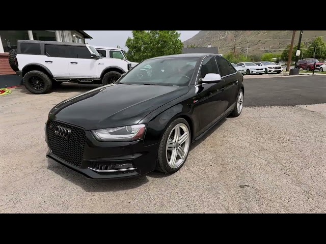 2013 AUDI S4 SEDAN V6, SUPERCHARGED, 3.0 LITER PREMIUM PLUS SEDAN 4D