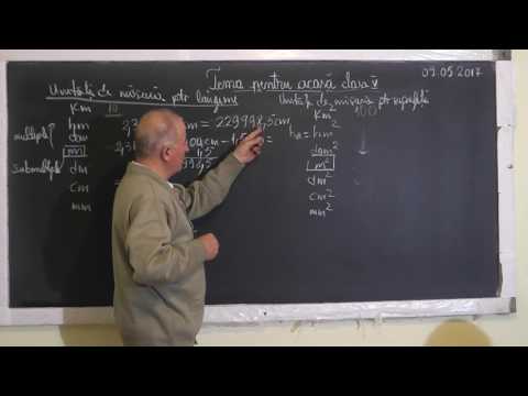 1/2 1493 Unitati de masura: Lungime Arie Volum cu Multipli si Submultipli Triunghi Patrat - Clasa 5