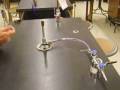 How to light Bunsen burner 