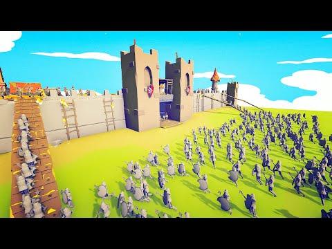 Sieging An IMPOSSIBLE Castle With Endless Troops in TABS