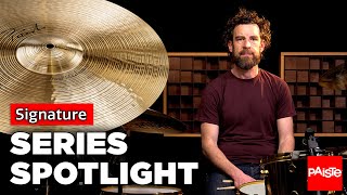 Video thumbnail for PAISTE CYMBALS - Series Spotlight - Signature by Paiste Cymbals