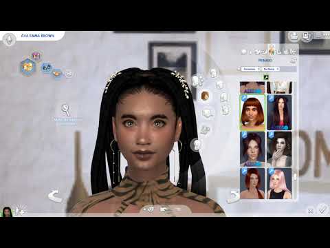 sims4 high detail download black girls female Ava Emma Brown by Bonita100 Cas Video Preview