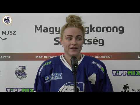 Értékelő | MAC Budapest - EHV Sabres Vienna | EWHL SC | 2021.10.17. | Gowie Alexandra