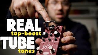 Video thumbnail for Pedalboard friendly VOX tones! | Tubesteader ROY - Vox AC30 Top Boost Tube Preamp by Ambient Endeavors