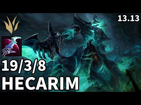 Hecarim Jungle vs Kha'Zix - EUW Master | Patch 13.13