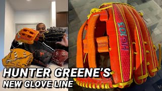 Hunter Greene Shows Off His New Glove Line from Steelo Sports
