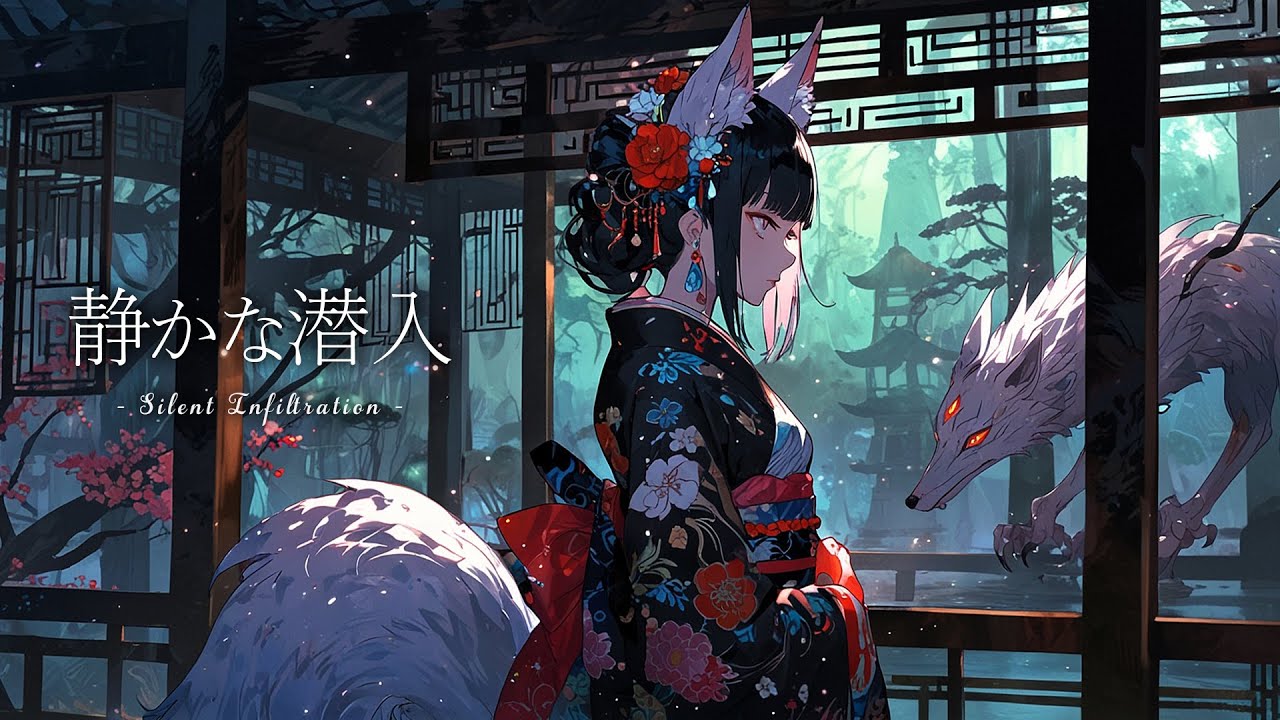 【幻想和風BGM】雨と霧に包まれた聖域｜静かな潜入 - Silent Infiltration -